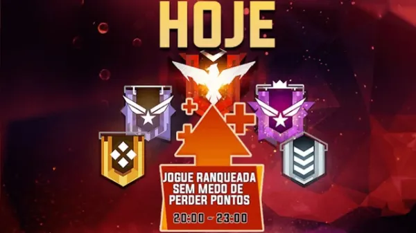 Notícia Free Fire: Evento de Ranqueada sem Perda de Pontos no Free Fire: Confira Detalhes!