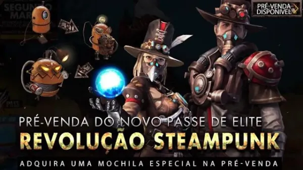 Notícia Free Fire: Novo Passe de Elite 7 - Era Mecânica no Free Fire