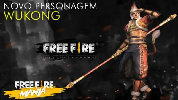 Notícia Free Fire: Novo Personagem WUKONG - O Homem Macaco Chega ao Free Fire