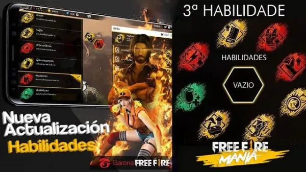 Notícia Free Fire: SLOT PARA TERCEIRA HABILIDADE NO FREE FIRE