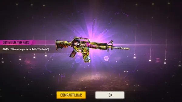 19ª temporada do Free Fire traz a skin T19 da M4A1, saiba como conseguir