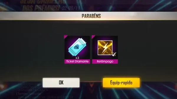 Notícia Free Fire: 3 Tickets do Diamante Royale Grátis no Free Fire: Aproveite a Oportunidade