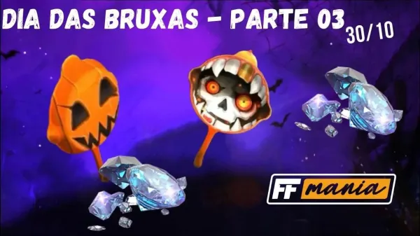 Notícia Free Fire: 30 de Outubro no Free Fire: Evento de Recarga de Dia das Bruxas