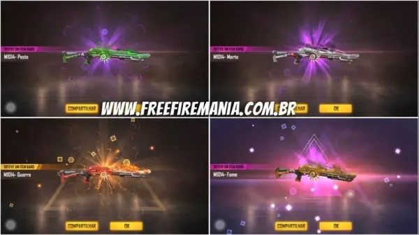 4 M1014 skins: the new Free Fire weapon incubator