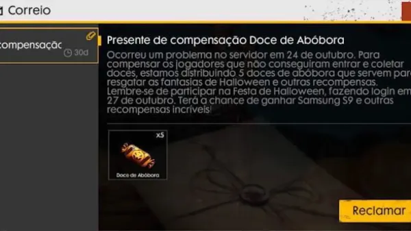 Notícia Free Fire: Receba Doces de PRESENTE no Free Fire: Compensação por Falha no Servidor