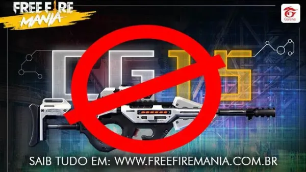 Notícia Free Fire: Remoção da Arma CG-15 do Modo Ranqueado em Free Fire