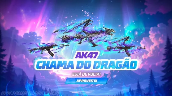 Escolha Royale Free Fire: Como conseguir AK47 - Chama do Dragão EVO e outros Prêmios