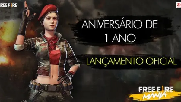Notícia Free Fire: Comemorações do Primeiro Aniversário do Free Fire: Novidades e Atualizações