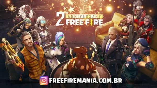 Notícia Free Fire: Comemoração de 2 Anos do Free Fire: Novidades e Atualizações