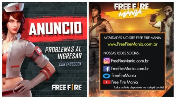 Notícia Free Fire: Problemas de Conexão no Free Fire Devido à Instabilidade do Facebook
