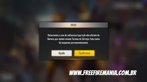 VPN apps can ban and suspend your Free Fire account