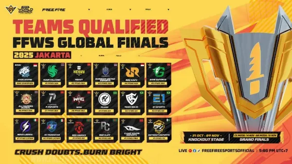 Free Fire Arena de Fogo: FFWS 2025 em chamas