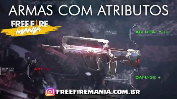Notícia Free Fire: Armas com Atributos no Servidor Brasileiro de Free Fire