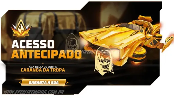 Escolha Royale Free Fire: Como conseguir Asa-delta de equipe - Caranga da Tropa e outros Prêmios