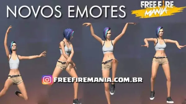 Notícia Free Fire: Atualização de Agosto: Novos Emotes Chegam ao Free Fire