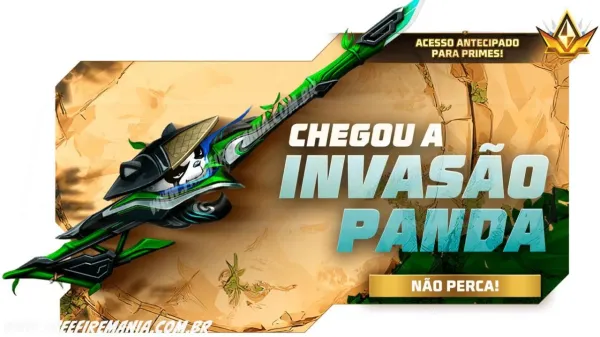 Free Fire: Como Conseguir AWM - Panda Guerreiro no Torre de Tokens?