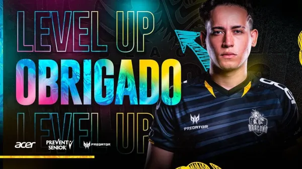 Notícia Free Fire: Black Dragons anuncia a saída do Levelup após 6 quedas e 1 abate na LBFF de Free Fire