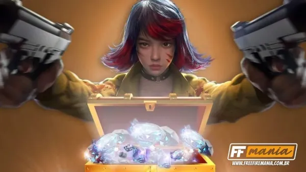 Notícia Free Fire: Caixa de Diamantes Free Fire: novo evento de recarga inédito "multiplica" diamantes