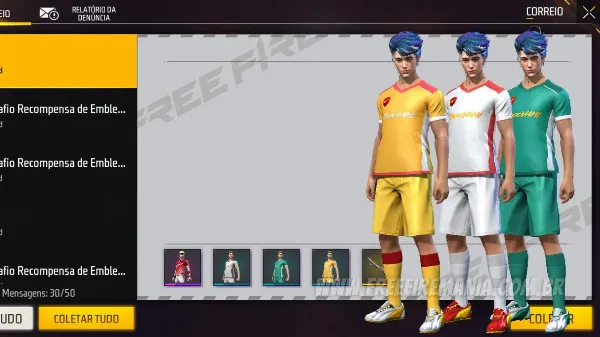 Notícia Free Fire: Camisas de Time Free Fire: confira as novidades de agosto 2022