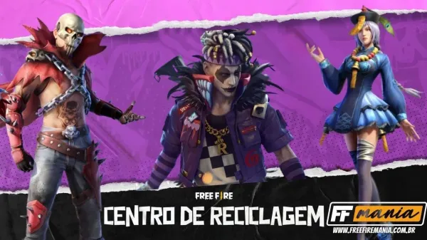 Centro de Reciclagem do Free Fire retorna o Maníaco do Golpe, Arautos do Submundo e Lolita Jianshi