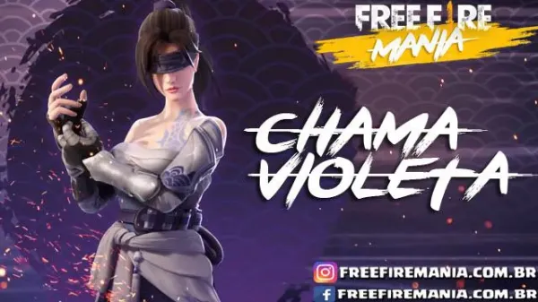 Novo Sorte Royale de Diamante - Chama Violeta em Free Fire