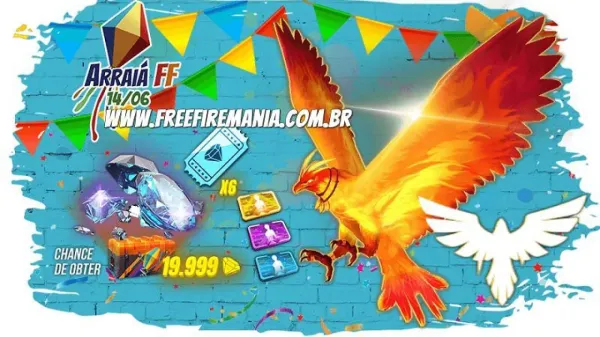 Chame seu amigo de volta e ganhe 19.999 diamantes no Free Fire