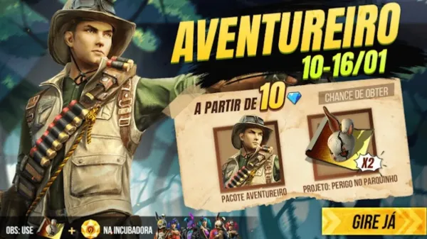Notícia Free Fire: Chegou o Web Evento Caça aos Prêmios no Free Fire