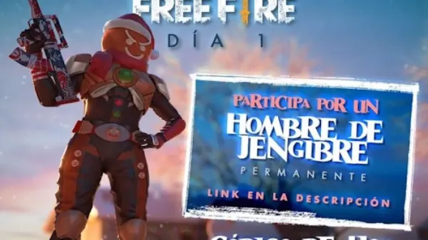 Notícia Free Fire: Código para Receber o Homem Gengibre Grátis em Free Fire