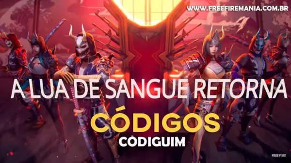 Códigos da Incubadora Lua Sangrenta - Os Samurais no Free Fire: Participe e Contribua