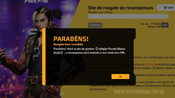 CODIGUIN FF: Codigão Naruto liberado; Resgate já!