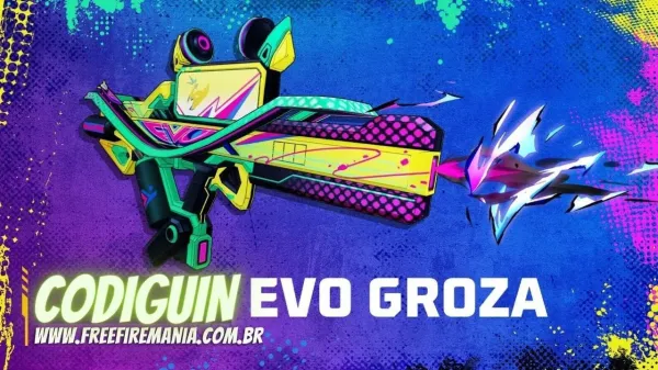 CODIGUIN FF: código Free Fire com a evolutiva GROZA Moderninha; Resgate no Rewards