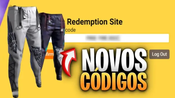 CODIGUIN FF: Código Free Fire com a Calça Angelical (Azul e Branca); Resgate no Rewards