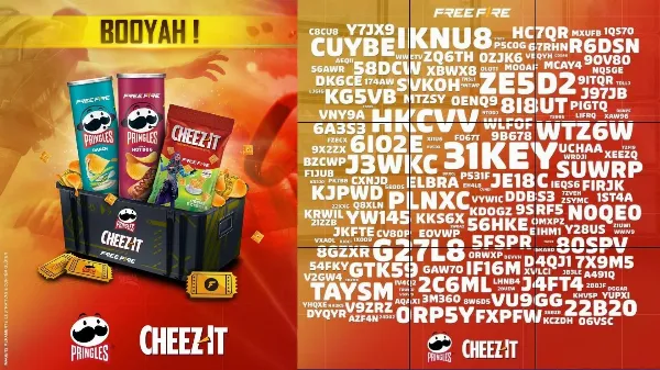 Notícia Free Fire: CODIGUIN FF: Garena e Cheez-It lançam novo código Free Fire nesta sexta (26)