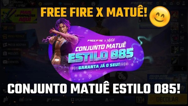 CODIGUIN FF no Free Fire: código conjunto Matuê; Resgate no Rewards