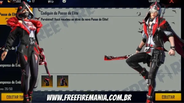 Notícia Free Fire: CODIGUIN FF: Novos códigos do Passe de Elite Free Fire Abril 2021, veja como conseguir!