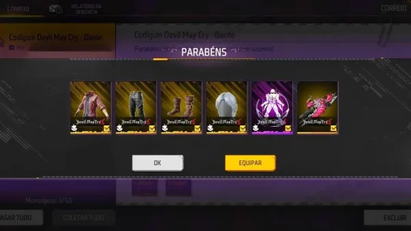 Notícia Free Fire: CODIGUIN FF: últimos códigos Free Fire Devil May Cry 2023; Resgate no Rewards