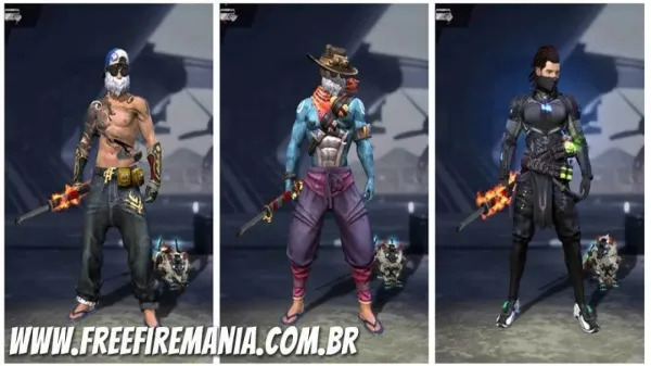 Combinações de roupas e skins para quem usa Diamantes no Free Fire