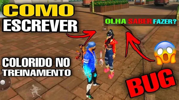 Como colocar letras coloridas no Free Fire; Mude a cor da letra na bio, perfil e chat