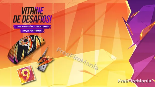 Notícia Free Fire: Como ganhar o Paraquedas - 9º Aniversário no evento Vitrine de Desafios