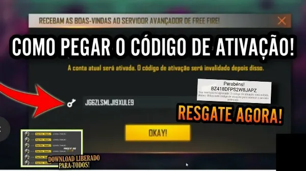 Notícia Free Fire: Como obter o código de ativação do Servidor Avançado Free Fire para atualização Janeiro 2022