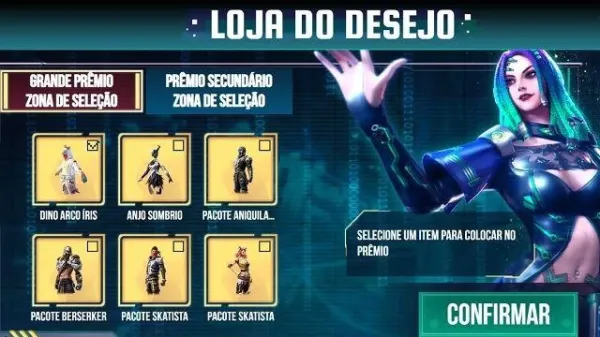 Notícia Free Fire: Nova Loja do Desejo no Free Fire: Detalhes e Mecânicas