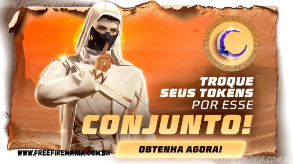 Conjunto Mistérios das Areias grátis no Free Fire: Veja como conseguir!