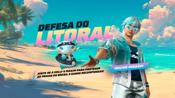Conjunto Grátis Predador Praiano Chega ao Free Fire Amanhã