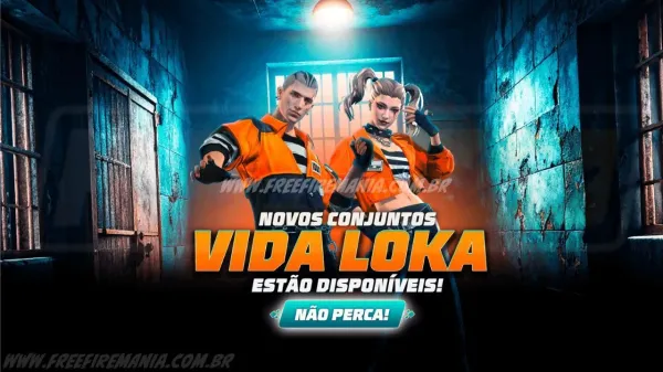 Desconto Maluco no Free Fire: Conheça o novo Conjunto Vida Loka, Mermão e Conjunto Vida Loka, Mermã