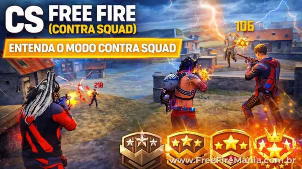 CS Free Fire (Contra Squad): CS Ranqueado, temporadas, patentes e atualizações