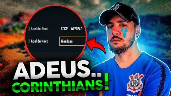 Contract ends and Weedzão announces his departure from Corinthians Free Fire