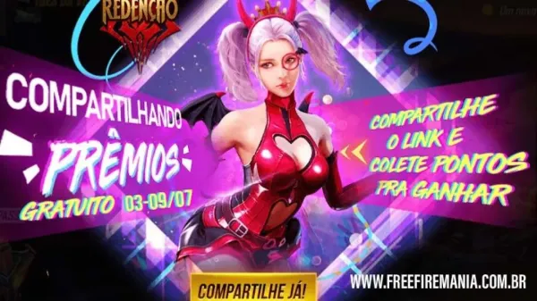 CORRE! Pacote da Diabinha Grátis para todos no Free Fire