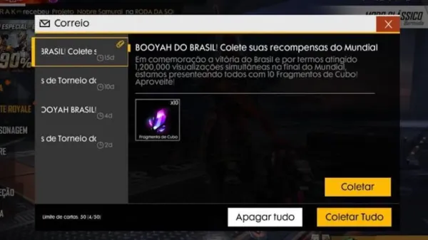Garena presenteia jogadores com x10 Fragmentos do Cubo Mágico no Free Fire