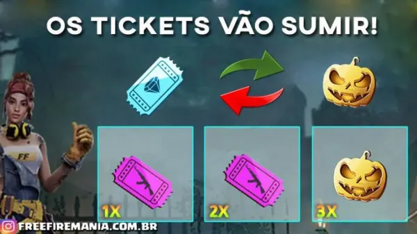 Notícia Free Fire: Use seus Tickets do Diamante Royale no Free Fire antes que sumam
