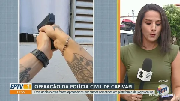 Notícia Free Fire: Free Fire é ligado a crimes graves e jovens de 14 e 15 são apreendidos